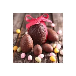 Moule chocolat Oeuf Pâques 9cm x2 - Cake Star