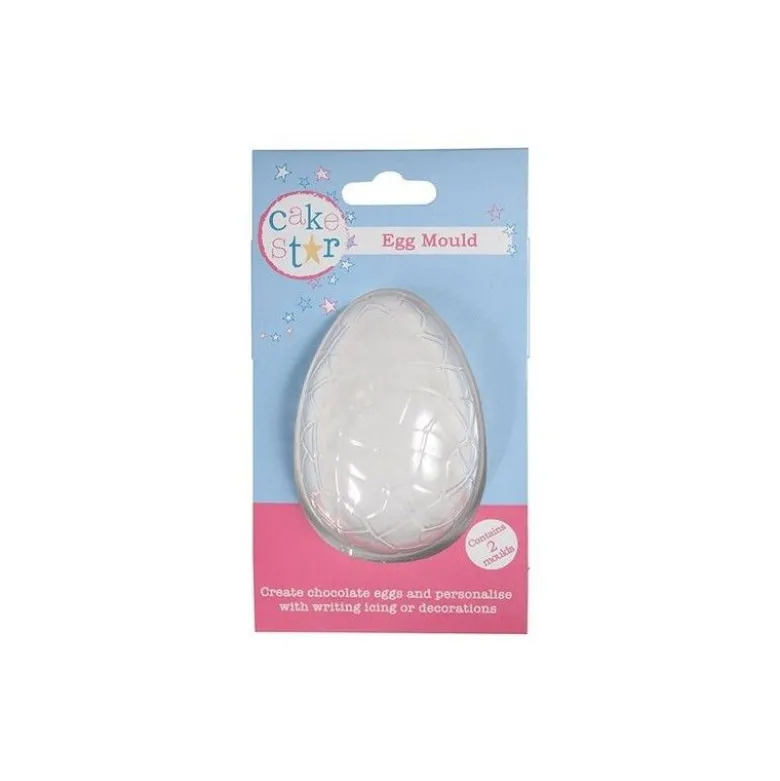Moule chocolat Oeuf Pâques 9cm x2 - Cake Star
