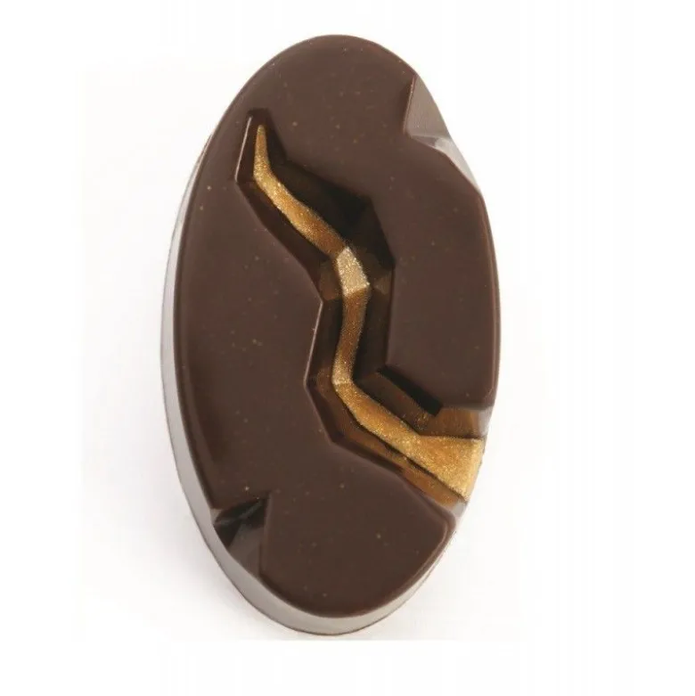 Moule chocolat oval Abyss - Pavoni Italia