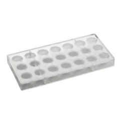 Moule Chocolat Polycarbonate Praline Carrée 2,6 x 2,6 x H 1,4 cm (x28) - Pavoni