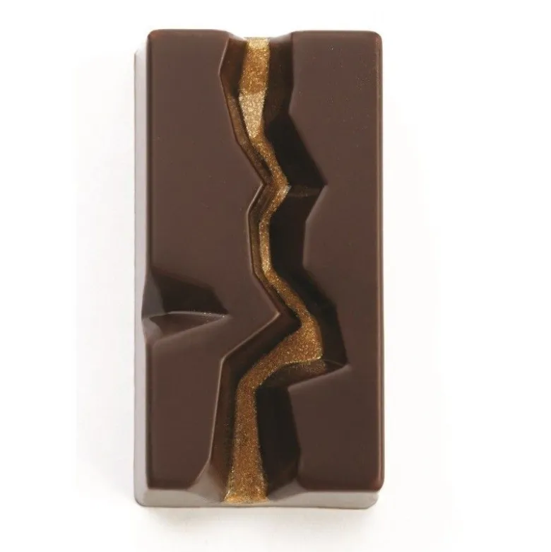 Moule chocolat rectangle Abyss - Pavoni Italia