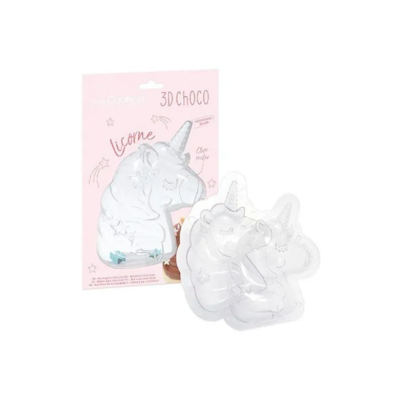 Moule 3D Chocolat Licorne - Scrapcooking