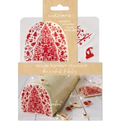 Moule Embouts et Déco Bûche motif Noël - ScrapCooking
