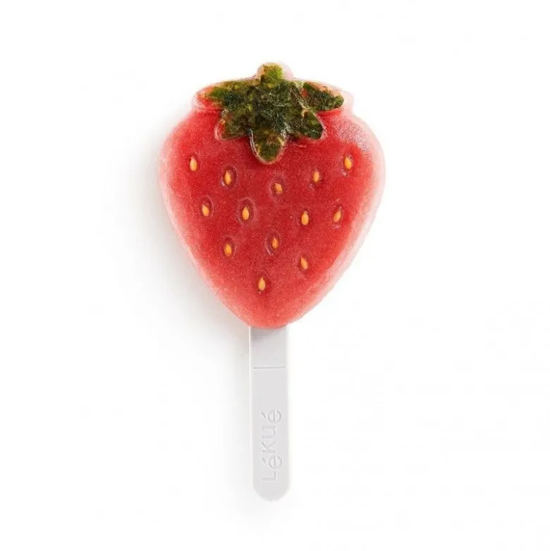 Moule à glace Fraise empilable x4 - Lékué