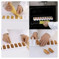 Moule à Glace Silicone 16 Mini Chic avec bâtonnets - Silikomart