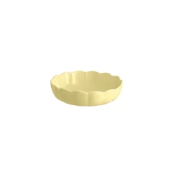 Moule à Gâteau Rond en Céramique Jaune Vanille Ø 27 cm Madeleine - Emile Henry