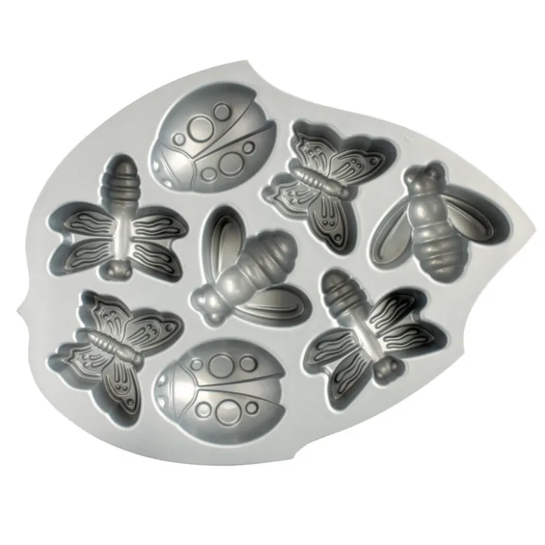 Moule à Gâteaux Coccinelle et Libellule (x8) Toffee - Nordic Ware