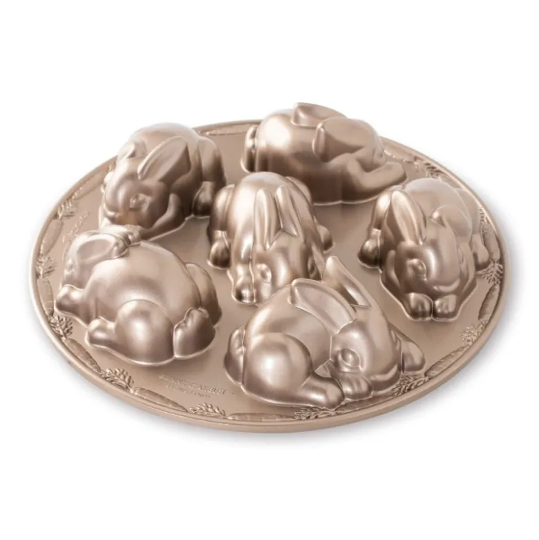 Moule à Gâteaux Lapins (x6) Toffee - Nordic Ware