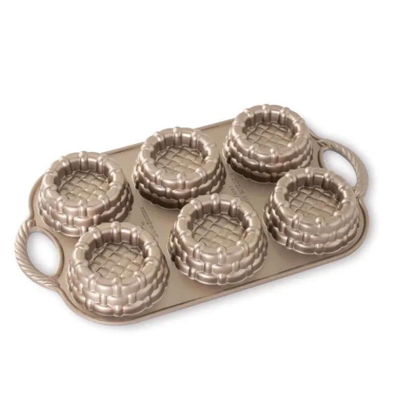 Moule à Gâteaux Paniers (x6) Toffee - Nordic Ware
