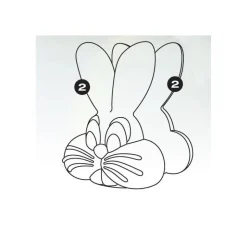 Moule Lapin Roger x2 - Pavoni