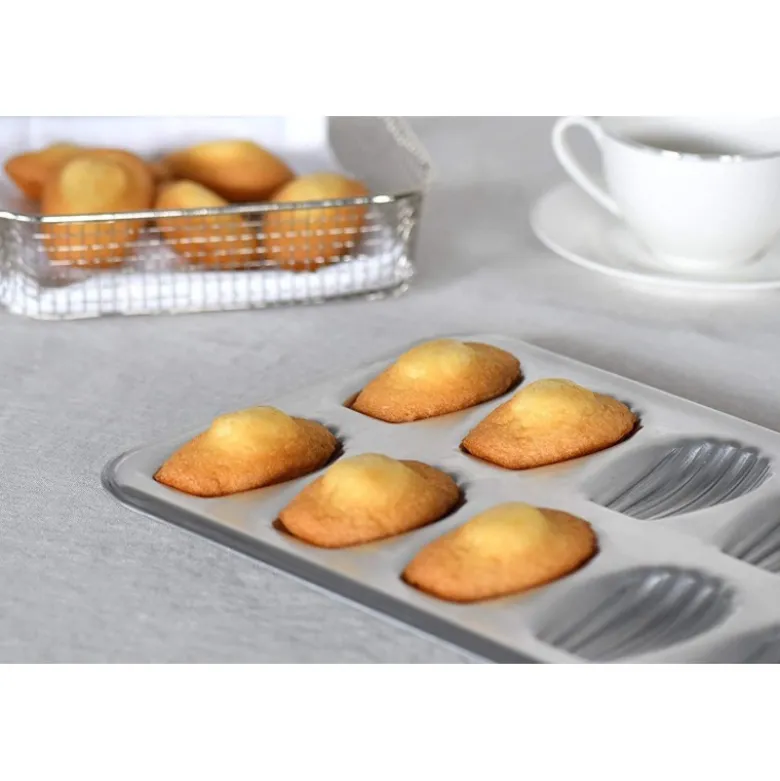 Moule à madeleine en fer blanc (x12) - Gobel