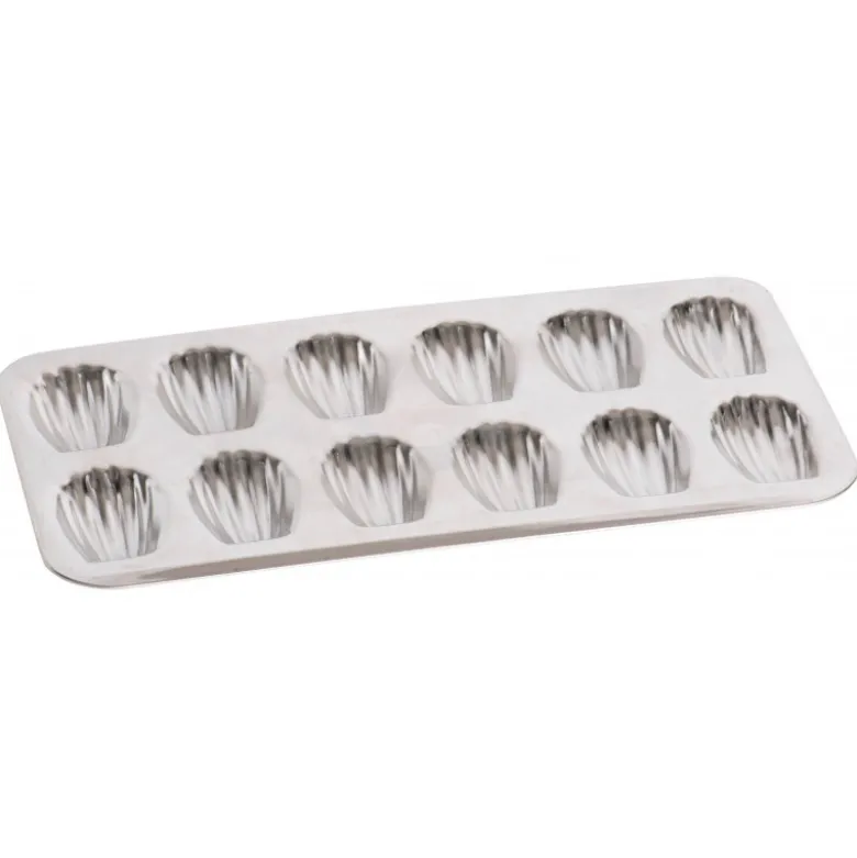 Moule à madeleine en fer blanc (x12) - Gobel
