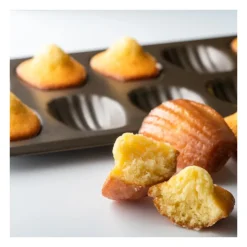 Moule à Madeleines 8 cm x12 Anti-Adhésif - Gobel