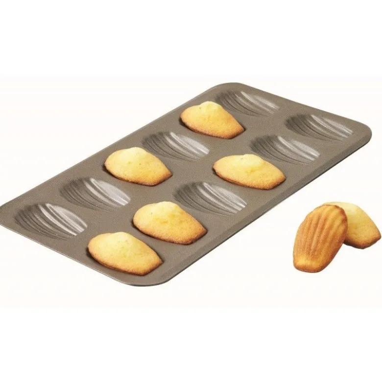 Moule à Madeleines 8 cm x12 Anti-Adhésif - Gobel