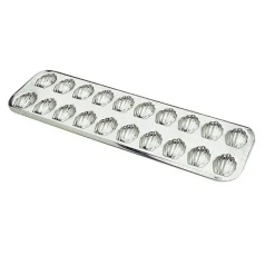 Moule à Madeleines x20 Fer Blanc - Gobel