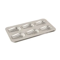 Moule à Madeleines XXL x6 Fer Blanc - Gobel