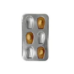 Moule à Madeleines XXL x6 Fer Blanc - Gobel