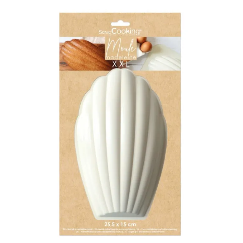 Moule madeleine XXL antiadhésif - ScrapCooking