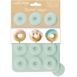 Moule 12 mini-donuts pops silicone - ScrapCooking