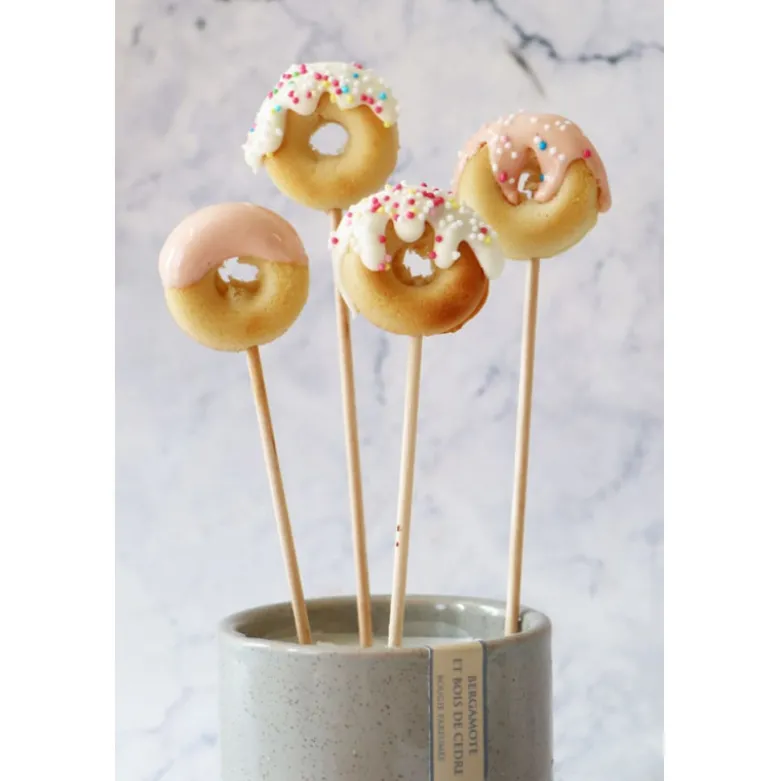 Moule 12 mini-donuts pops silicone - ScrapCooking