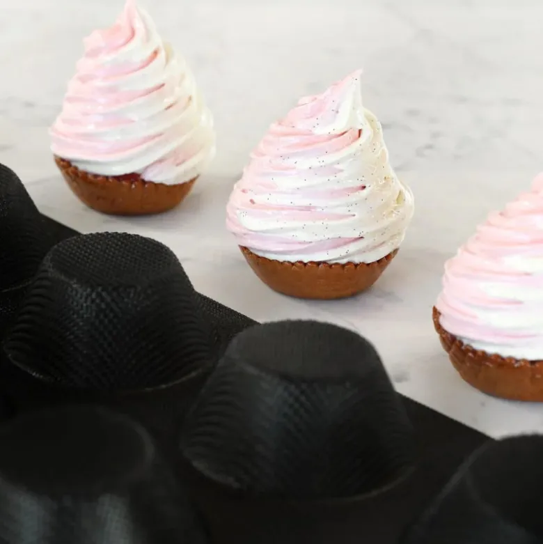Moule à Muffins Fiberform Ø 8 x H 3,6 cm (x24) - Pavoni