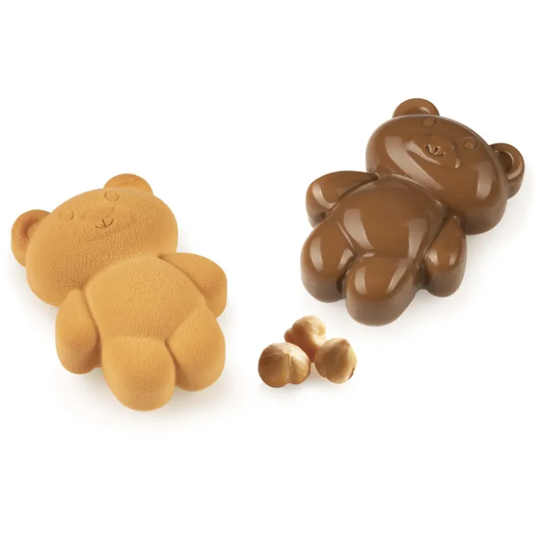 Moule oursons Teddy Bear 68ml x8 silicone - Silikomart Professional