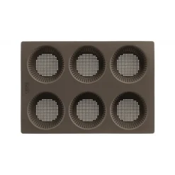 Moule à pain rond silicone perforé x6 - Lékué