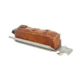 Moule pâté croûte inox pliant perforé Geo Forme 35cm - de Buyer