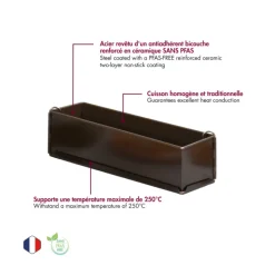 Moule à pâté en croûte 8x30 cm – Gobel