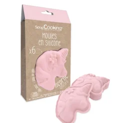 Moule Silicone Air Fryer Licorne 11,7 x 9 cm (x6) - Scrapcooking