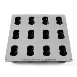 Moule Silicone Cacahuète 10 x 4,8 x H 4,2 cm (x12) - Pavoni
