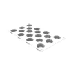 Moule Silicone Charlotte XS Ø 3,8 x H 1,8 cm (x18) - Silikomart