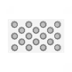 Moule Silicone Charlotte XS Ø 3,8 x H 1,8 cm (x18) - Silikomart