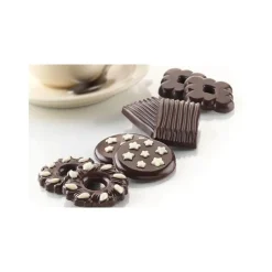 Moule silicone Choco Biscuit x8 - Silikomart