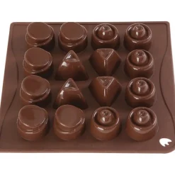 Moule silicone 16 chocolats classic - Pavonidea
