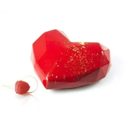 Moule silicone Coeur Amore Origami - Silikomart