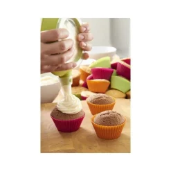 Moule silicone cupcakes & muffins (x6) - Lekue
