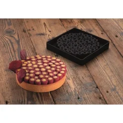 Moule Silicone Décor Framboises Ø 18 cm x H 2,6 cm - Pavoni