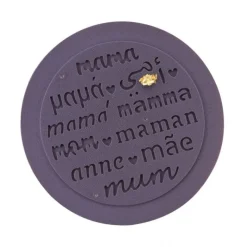 Moule Silicone Décor Rond Maman Ø 18 x H 0,2 cm - Silikomart Professional