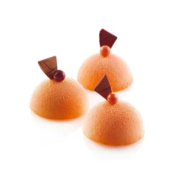 Moule silicone 8 demi sphère 5cm - Silikomart