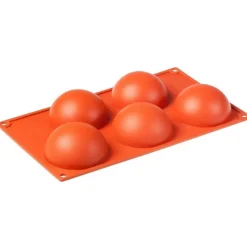 Moule silicone 5 demi-sphères - Pavonidea