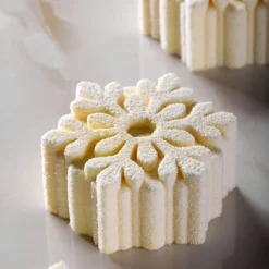 Moule Silicone Flocon de Neige 7,5 x H 3,5 cm (x12) - Pavoni