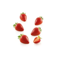 Moule silicone Fraise Fragola x15 - Silikomart Professional