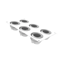 Moule Silicone Givré Ø 6 x H 4,5 cm (x6) - Silikomart