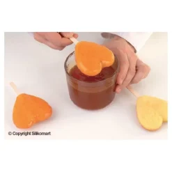 Moule silicone glace coeur - Silikomart professional