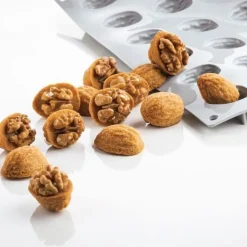 Moule Silicone Gourmand Noix 3,8 x 2,8 x H 1,6 cm (x18) - Pavoni