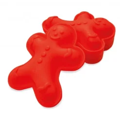 Moule silicone individuel Gingerman x6 - ScrapCooking