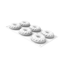 Moule Silicone Kaleido Ø 7,5 x H 2,5 cm (x6) - Silikomart