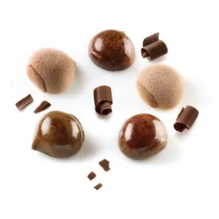 Moule silicone marron glacé x15 - Silikomart