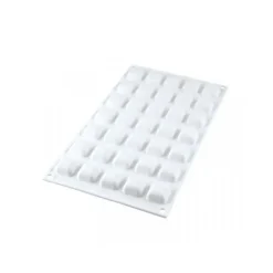 Moule silicone micro carré bombé x35 - Silikomart
